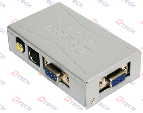 Bộ chuyển đổi tín hiệu BNC/AV to VGA D-TECH 7003