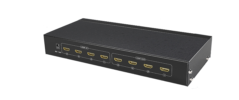 Bộ chia ma trận 4 in 4 out HDMI Matrix Switch with IR
