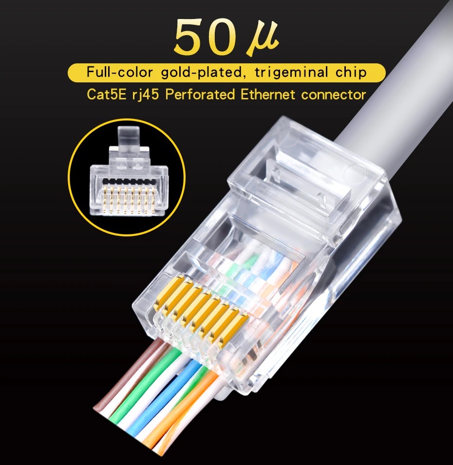 Đầu bấm mạng cat6 Novalink cao cấp chuẩn gigabits