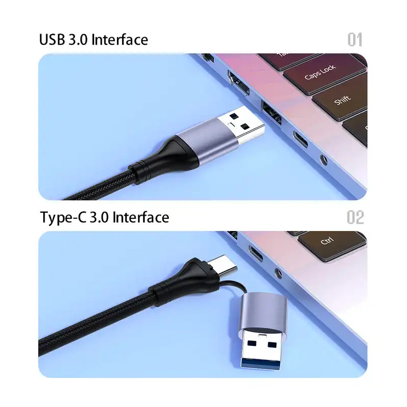 Cáp chuyển đổi USB Type-C sang HDMI VegGieg nhập khẩu chính hãng V-Z632