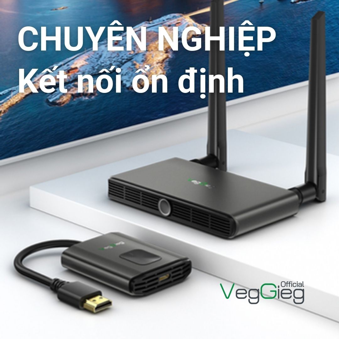 Bộ Thu Phát HDMI VGA Không Dây Veggieg V-Z5-50M 1080P 60Hz Bộ Thu Phát HDMI VGA Không Dây Veggieg V-Z5-50M 1080P 60Hz