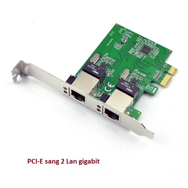 Card mạng PCI-Express sang 2 Lan Gigabit SYBA FG-ENW02C chính hãng
