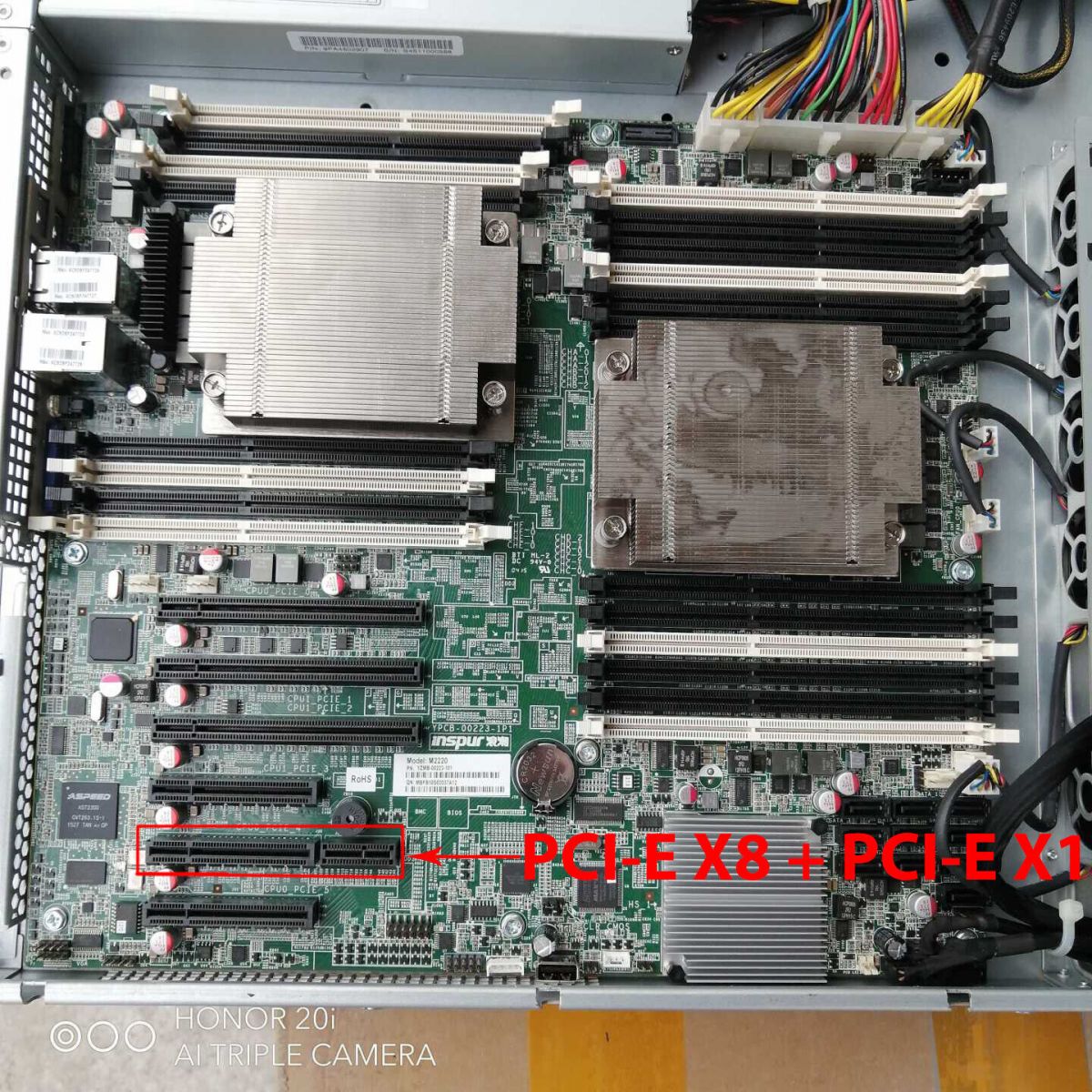 Cạc mạng server PCI-E 2 lan Intel X540-T2 10G  PCI-Express