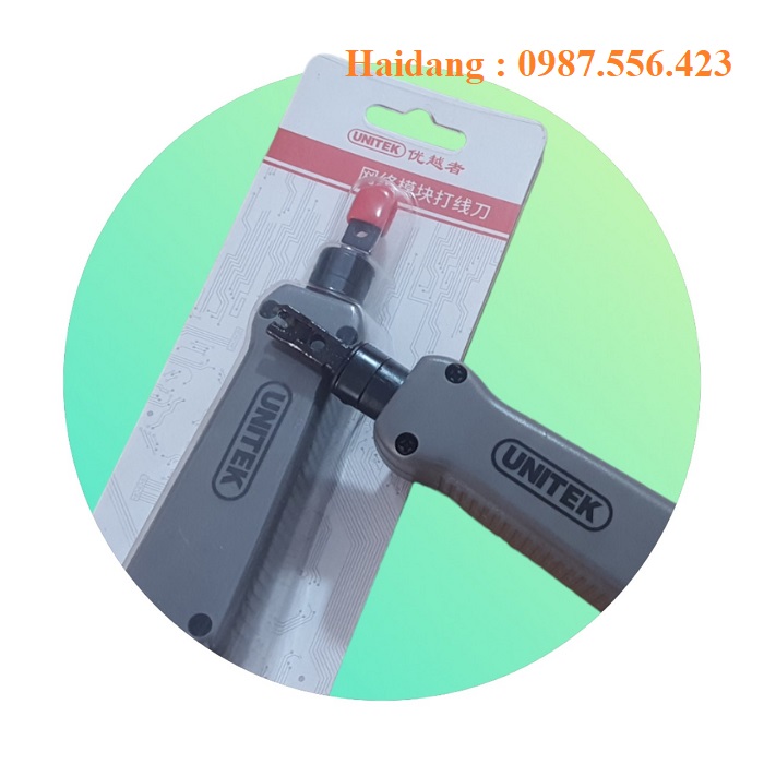 Tool nhấn dây mạng Unitek chính hãng mã OT38GY cao cấp