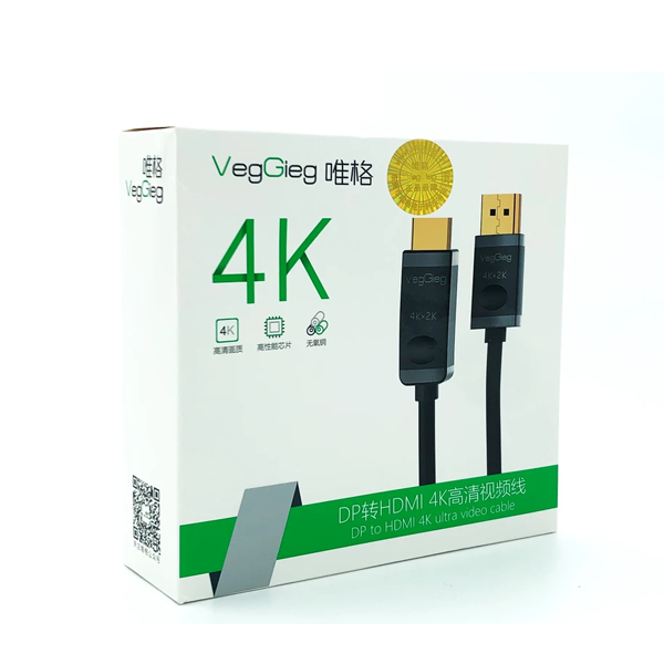 Cáp chuyển đổi Displayport to HDMI V-Z604 thương hiệu Veggieg