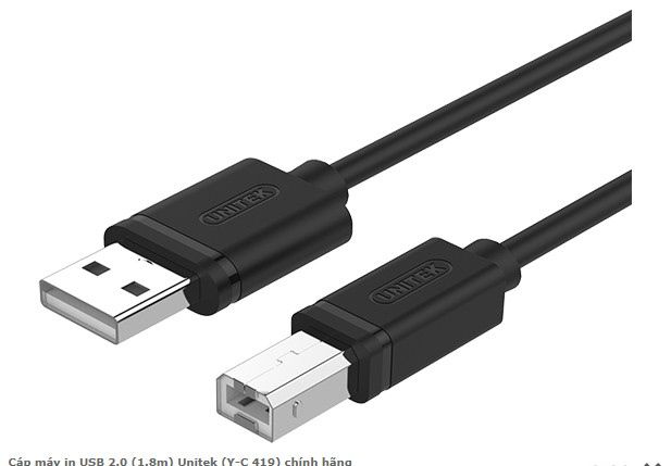 Cáp USB in 2.0 5m UNITEK YC 421GBK chính hãng 