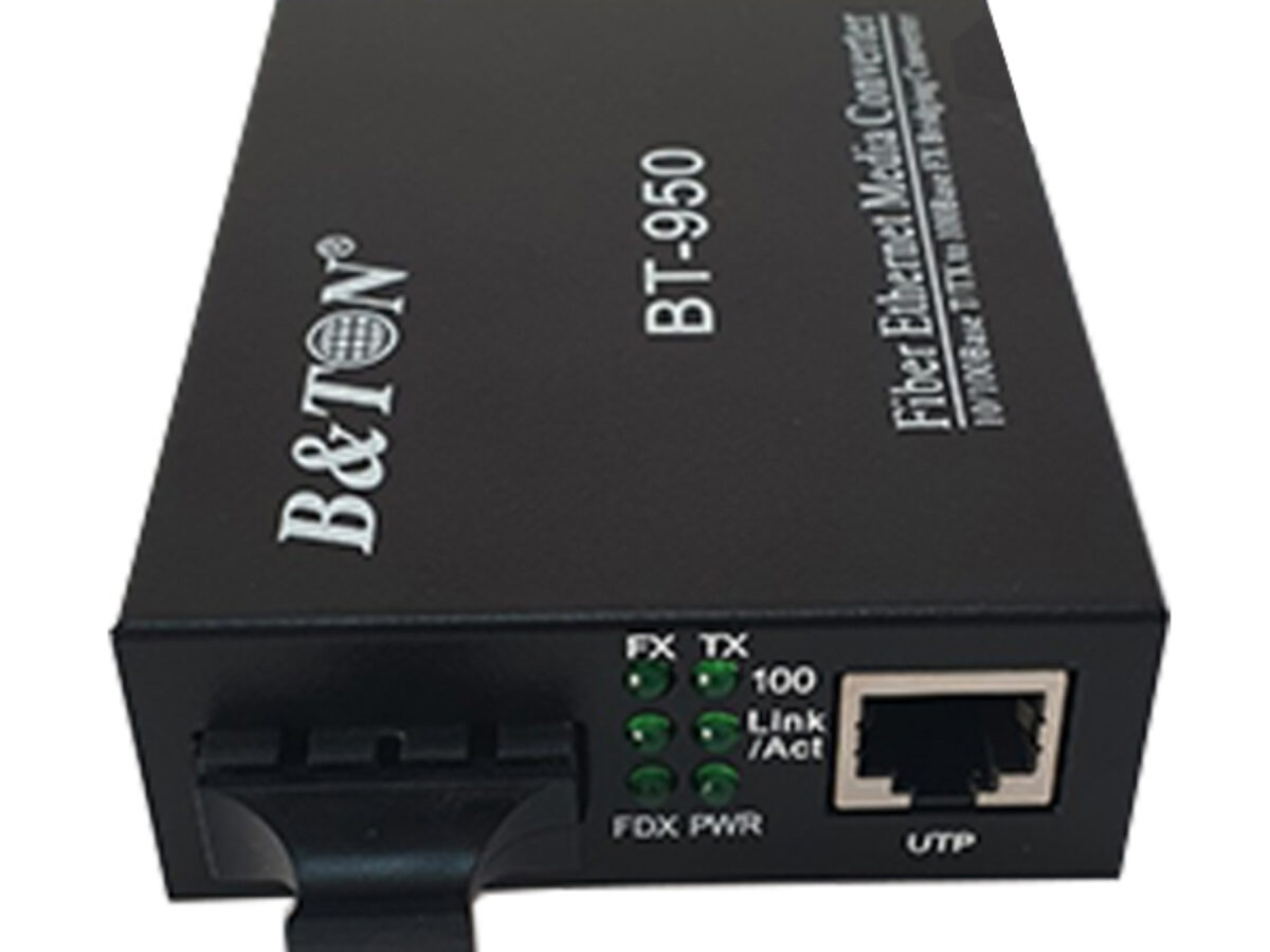 Chuyển đổi Quang-Điện Media Converter Unmanaged Fiber Switch BTON BT-912GS-20