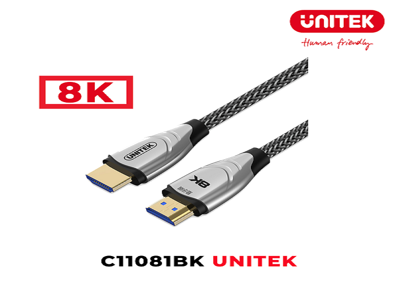 Cáp Quang HDMI 2.0 UNITEK C11081BK 25M - 8K@60Hz, Truyền Tín Hiệu Xa Không Suy Hao