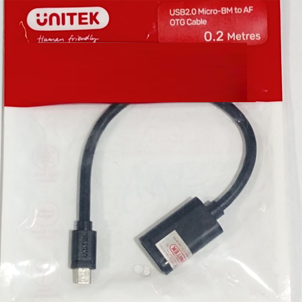 Cáp USB OTG 2.0 sang USB Micro UNITEK Y-C438GBK