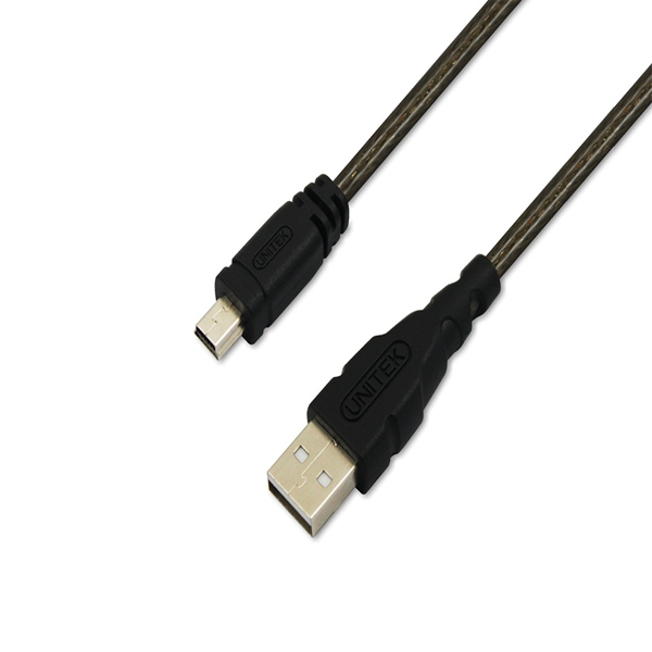 Cáp USB  2.0 Hình thang mini 5P 1.5m UNITEK YC 432EBK