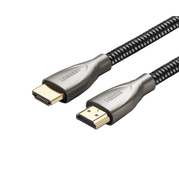 Cáp HDMI 2.0 2m chuẩn 4K 60MHz Ugreen 50108  dây sợi Carbon chống đứt