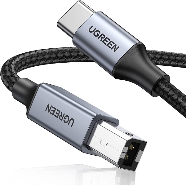 Cáp máy in USB Type-C to USB Type-B dài 3M Ugreen 80808 cao cấp