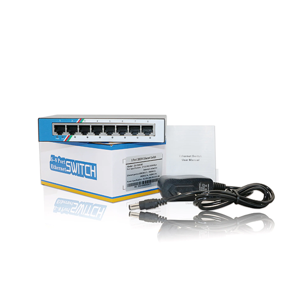 Switch chia mạng POE Sợi Ethernet 100MBPS Poe 8 Cổng Hỗ Trợ Vlan Mạng Camera Cctv Tshield