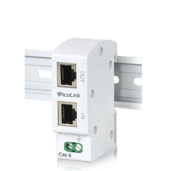 Thiết Bị Chống Sét Mạng LAN Picolink PL-106POE-E1000 Bảo Vệ IP Camera và Thiết Bị PoE