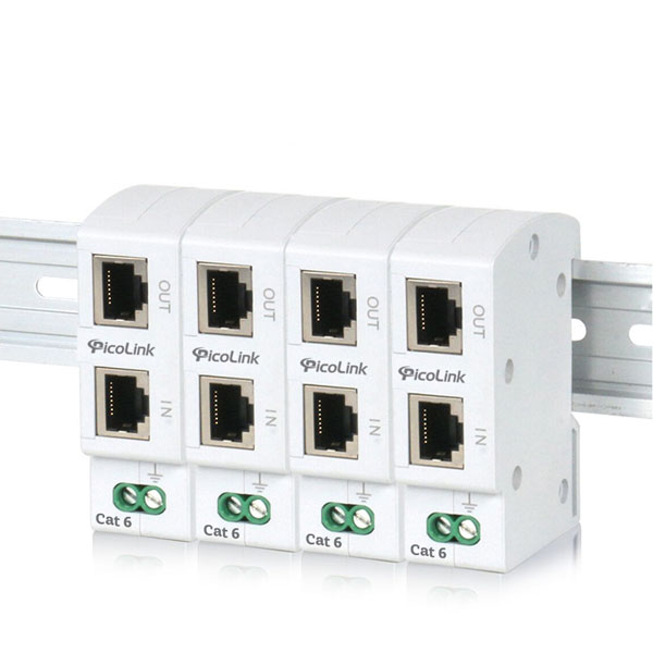Thiết Bị Chống Sét Mạng LAN Picolink PL-106POE-E1000 Bảo Vệ IP Camera và Thiết Bị PoE