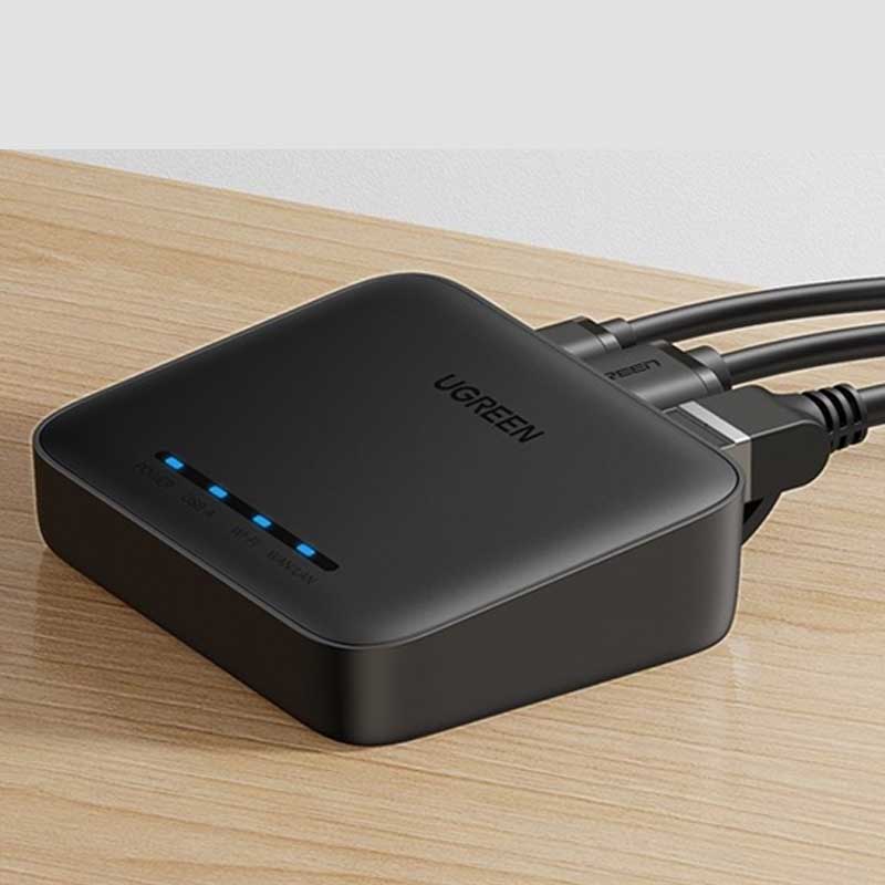 Printer Server Ugreen 10941 chia sẻ máy in qua LAN/WiFi, hỗ trợ TCP/IP RAW, kết nối ổn định, dùng cho nhiều thiết bị.