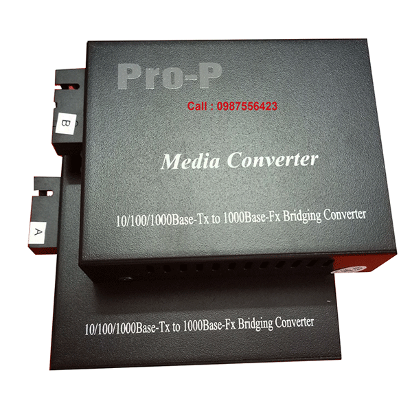 Converter quang điện single mod simplex giagabit Pro M-220S-20 A-B
