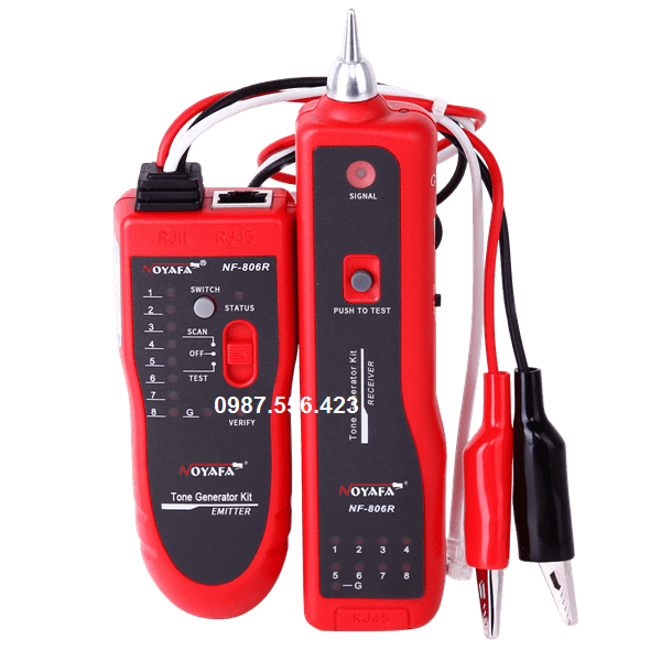 Máy test mạng, dò dây mạng NF- 806 chính hãng Máy test mạng, dò dây mạng NF- 806 chính hãng