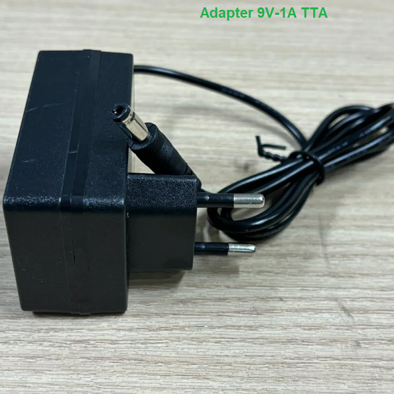 Nguồn adapter 9V-1A chân 2,5mm chính hãng TTA
