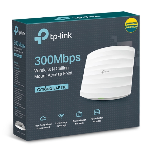Access Point gắn trần Wi-Fi EAP110  chuẩn N tốc độ 300Mbps