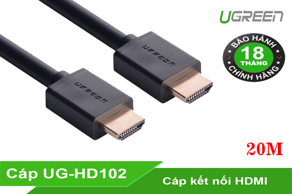 Cáp HDMI 20m chính hãng Ugreen 10112