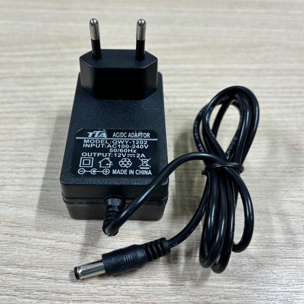 Nguồn Adapter 12V-2A chân 5.5 - 2.5mm chính hãng TTA QWY-1202