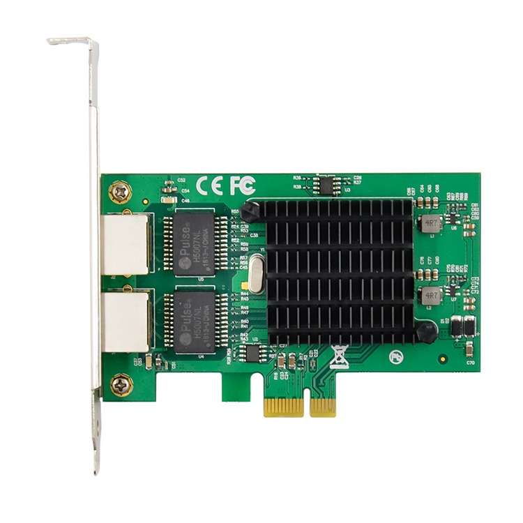 Cạc mạng 2 Cổng Lan RJ45 Sang PCI Express X1 cho máy chủ,Card Mạng E1G42ET RTL8111F Chip 1Gbps Gigabit Ethernet LAN