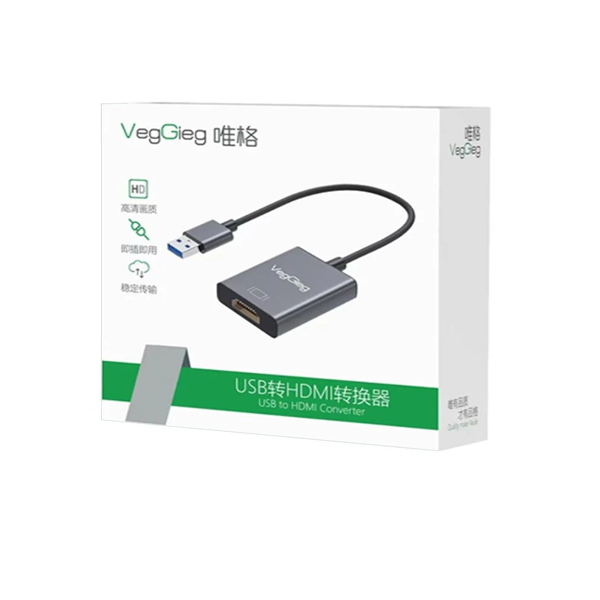 Cáp Chuyển đổi USB3.0 to HDMI 1080P VEGGIEG - V-Z917