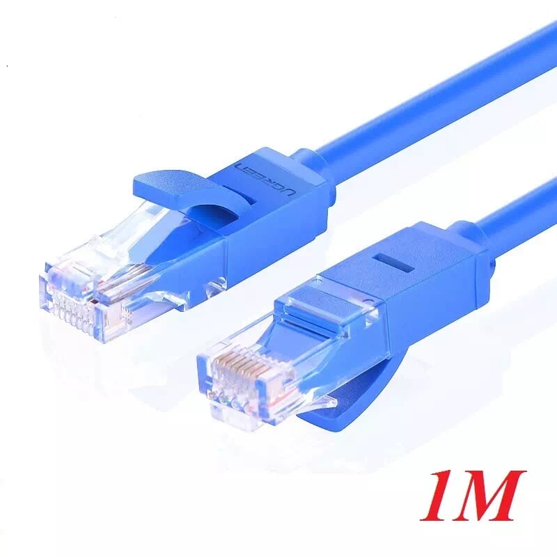 Dây mạng LAN Ethernet CAT6 11201 UGREEN xanh Blue 1M