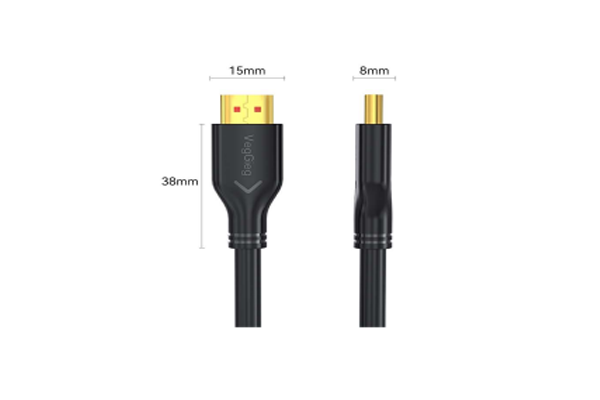 Cáp HDMI 2.0  Veggieg dài 3M mạ vàng hỗ trợ 2K 60HzVH108