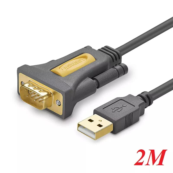 Cáp USB sang Com RS 232 dài 2m chính hãng Ugreen 20222