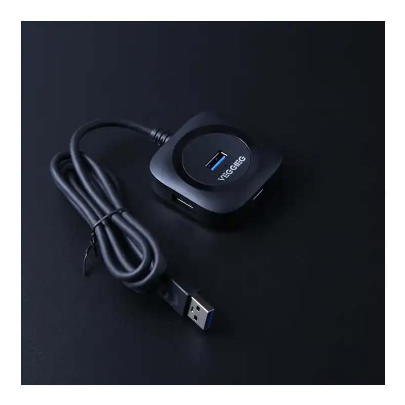 Bộ Chia USB 2.0 4 Cổng Chính Hãng Veggieg VU2406 Dài 1m