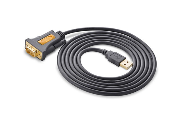 Cáp USB sang Com RS 232 chính hãng Ugreen 20210 cao cấp dài 1M