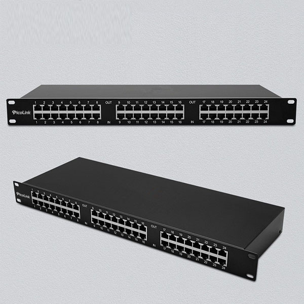 Thiết Bị Chống Sét Mạng LAN 24 Port - Picolink PL-24P-1000POE Bảo Vệ IP Camera & Thiết Bị PoE