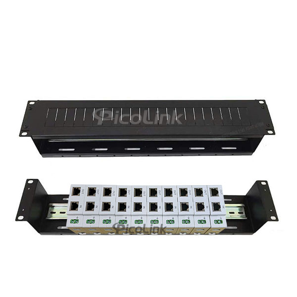 Thanh Đỡ Chống Sét Mạng LAN - Picolink PL-2U-RAY Bảo Vệ Thiết Bị Rack & Cáp RJ45