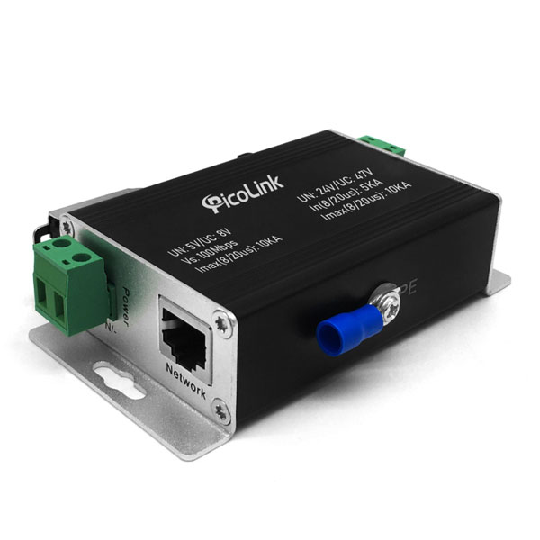 Thiết Bị Chống Sét Mạng LAN RJ45 - Picolink PL-107POE-E1000 Bảo Vệ IP Camera & Hệ Thống PoE