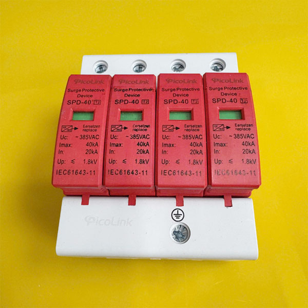 Chống Sét Lan Truyền AC 4P 40kA - Picolink PL-CS4P-40 Bảo Vệ Hệ Thống AC & Thiết Bị Công Nghiệp