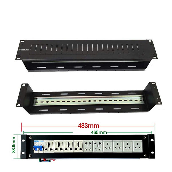 Thanh Đỡ Chống Sét Mạng LAN - Picolink PL-2U-RAY Bảo Vệ Thiết Bị Rack & Cáp RJ45